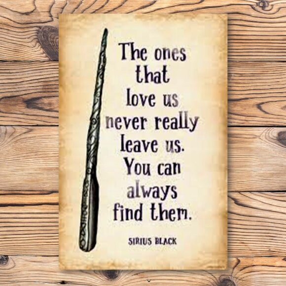 Harry‎ Potter Sirius Black Quote Refrigerator Locker Fridge Magnet - Picture 1 of 2